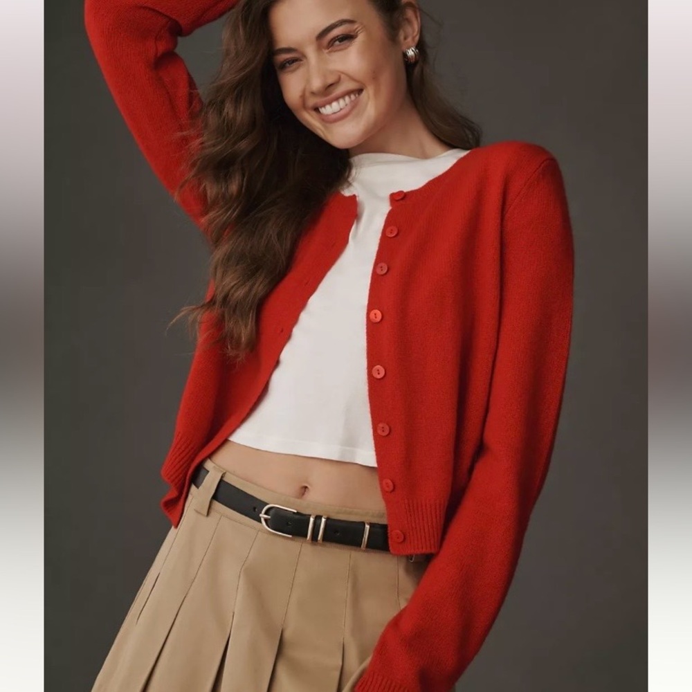 Reformation Cashmere Cardigan Sweater